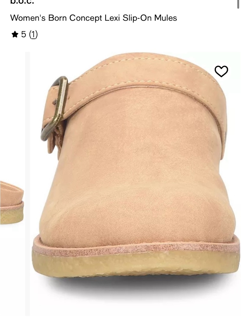 b.o.c Lexi Slip-On Mule light tan woman’s size 9 NWT - Picture 3 of 15